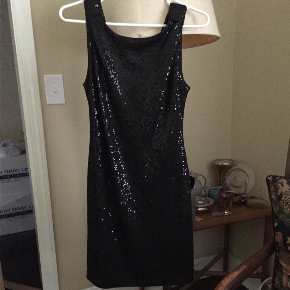 NWOT INC Sparkly Black/Silver/Grey Dress